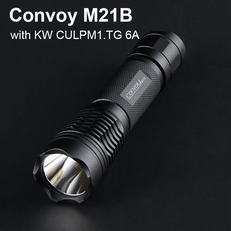 Powerful Flashlight Torch Convoy M21B with KW CULPM1.TG 6A Current Lantern Camping Work Light Outdoor Sports Lighting Linterna