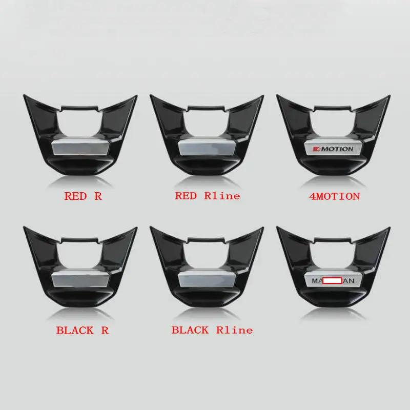 For Steering wheel r logo Steering wheel Sequin sticker golf 8 MK8 Passat CC TAYRON X Touareg Modification of r-mark Car label