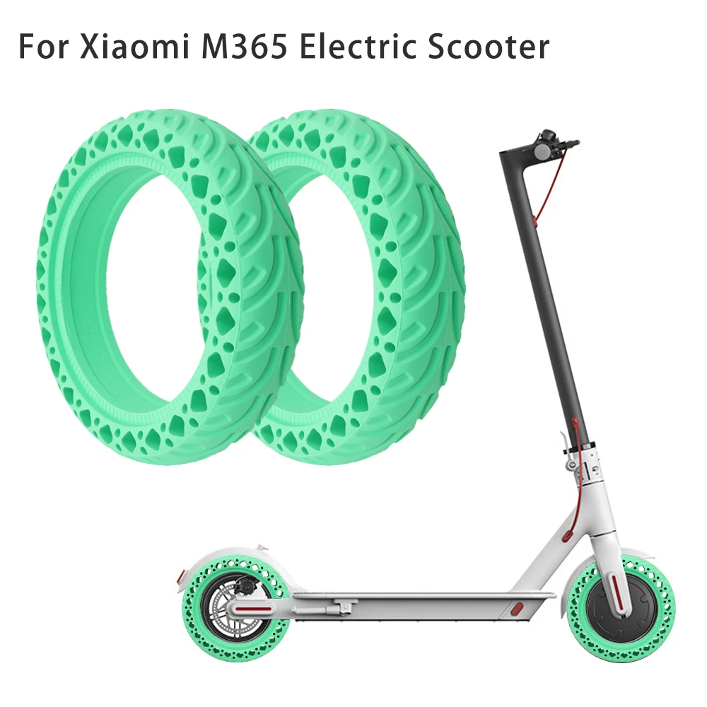 

Durable Updated Scooter Tyre Anti-Explosion Tire Tubeless Hollow Solid Green Tyre Wheel For Xiaomi Mijia Pro M365 Scooter