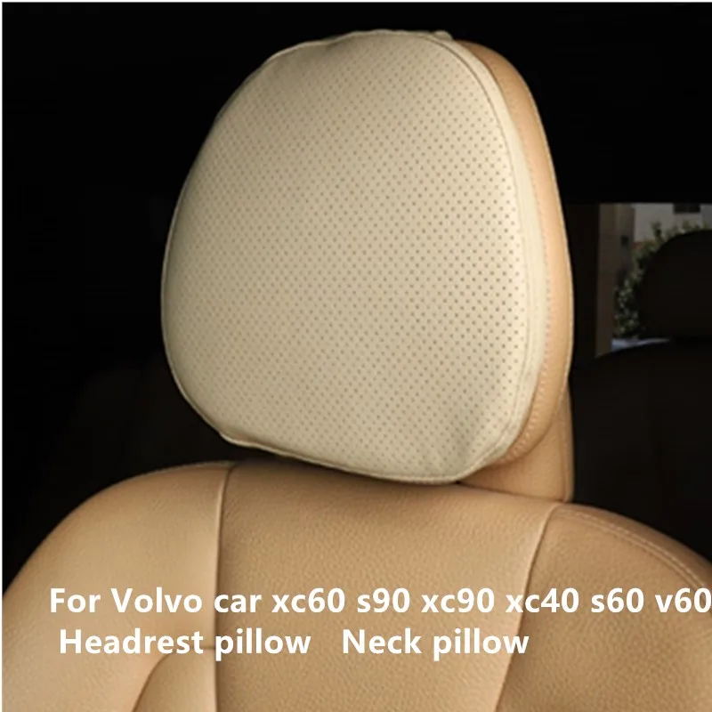 

1pc Dedicated For Volvo car xc60 s90 xc90 xc40 s60 v60 For Car seat Headrest pillow For Volvo car Neck protection Softpillow