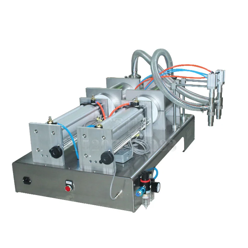 500-5000ml Liquid Water Filling Machine Semi-auto Piston Filler Pneumatic Bottling equipment material Packing Packer SHENLIN