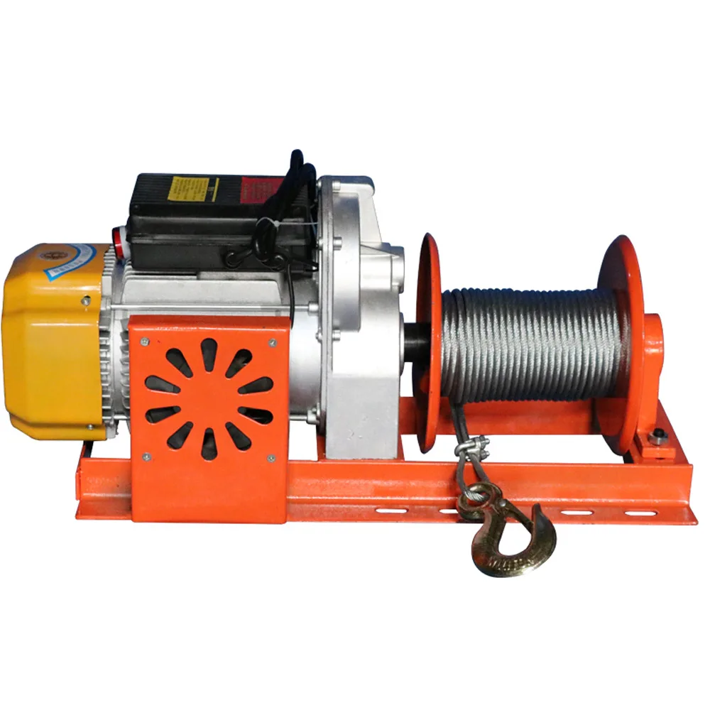 

500kg 30m Electric Cable Hoist Lifting Wire Hanging Crane 220V Tool Electric Workshop Power Gantry Hoist Winch Lifting