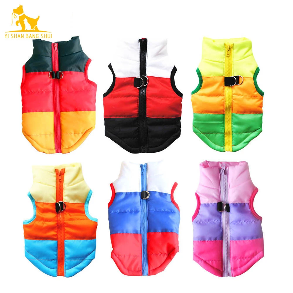 

XS-XL Winter Dog Clothes For Small Dog Coat Puppy Windproof Outfit Fashion Clothing For Dog Vest Apparel Pet Chihuahua Jacket