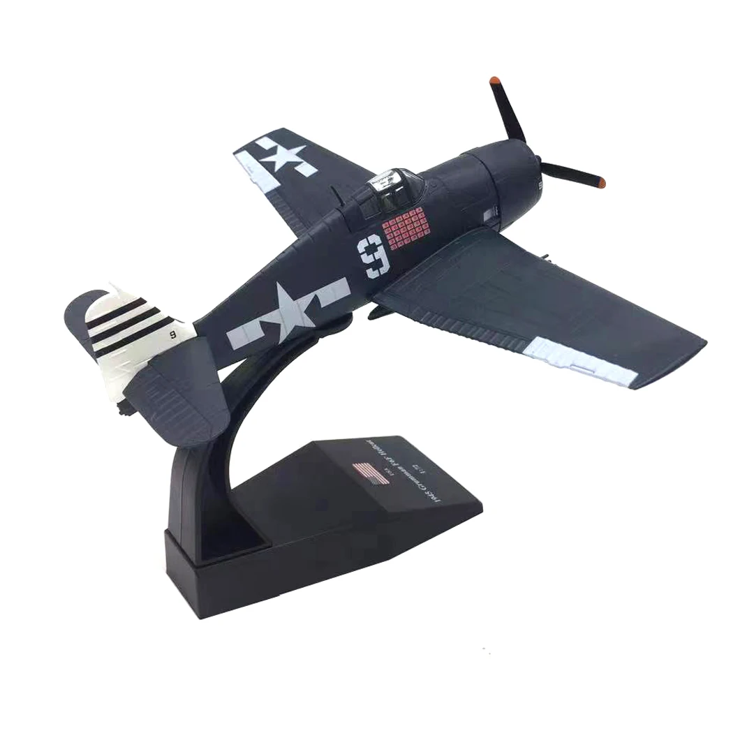 Diecast 1 / 72 World War II US F6F hellcat shipborne fighter simulation alloy aircraft model finished product