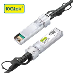 Cable Pasivo 10G SFP+ DAC Twinax, 3m/9.84ft, 30AWG, Compatible con Cisco SFP-H10GB-CU3M, Ubiquiti, Intel, Mikrotik y Más.