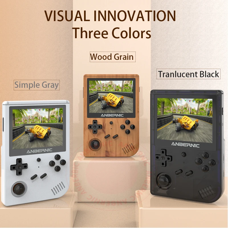 RG351V anberonic يده لعبة لاعب ريترو لعبة وحدة التحكم RK3326 واي فاي على الانترنت IPS شاشة المحمولة Opendingux لعبة Consola