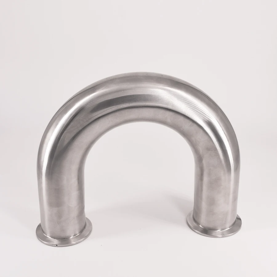 

51mm 2" Pipe OD 2" Tri Clamp U Shaped Return 180 Degree Bend SUS 304 Stainless Sanitary Fitting Spliter Homebrew Beer