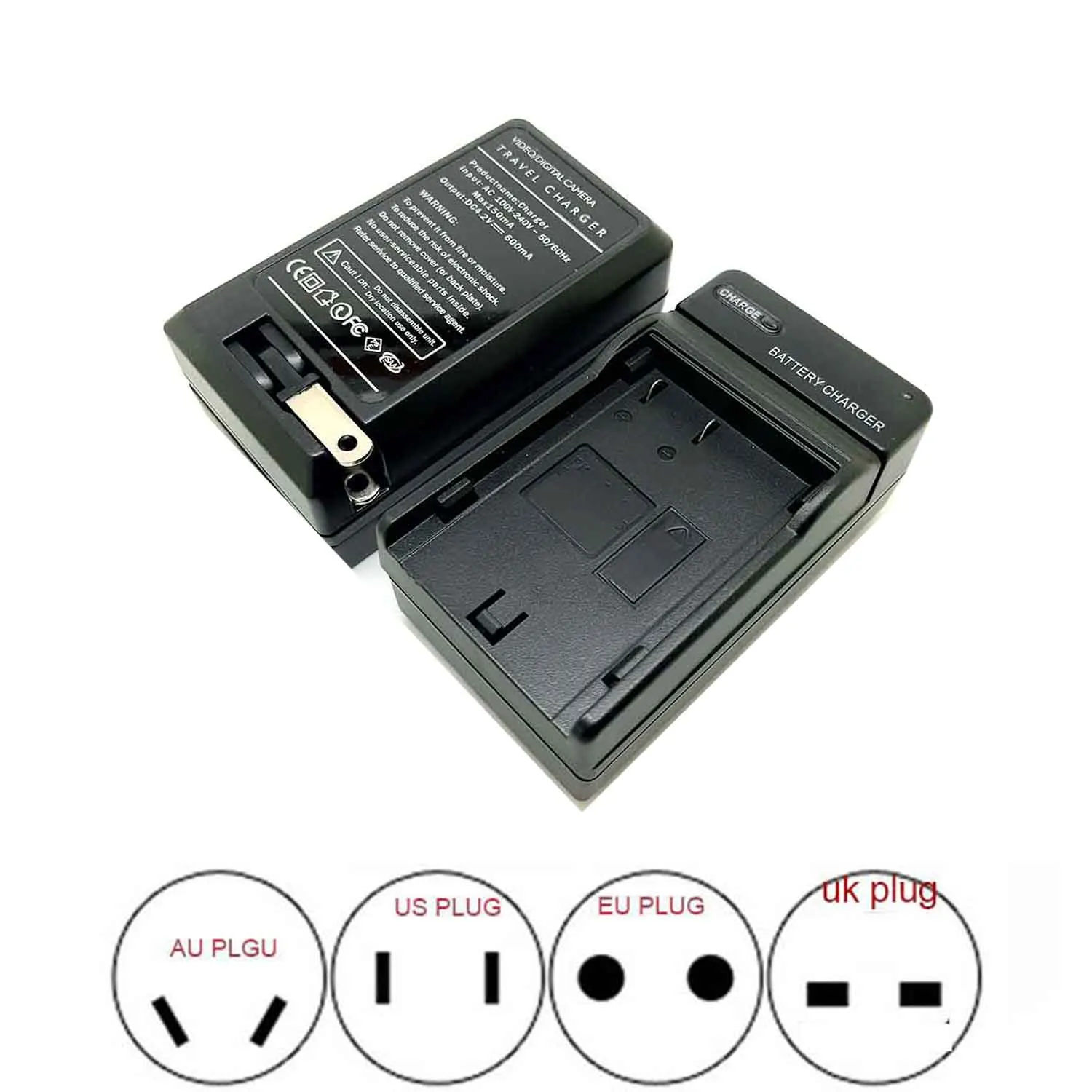 Battery Charger for GP VFL002 HAHNEL HL-80 HELIOS HS-DC80 KYOCERA 2100D BP-1100R MAXELL DC3711 MONSTER MKH20P48