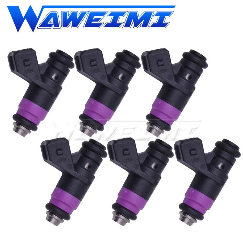 WAWEIMI 6PCS Fuel Injector OE H132259 For Renault Megane Fairway Sedan 4-Door 2.0L 1998CC 122Cu. In. l4 GAS DOHC Naturally