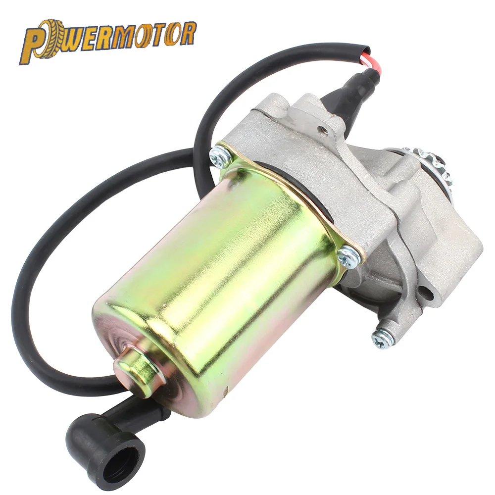 Starter Motor 125cc Pitbike Accessories 4 Stroke Moped 12 Teeth 3 Bolt Yz250f Electric Start 50-110cc ATV Quad Motorcycle Tuning