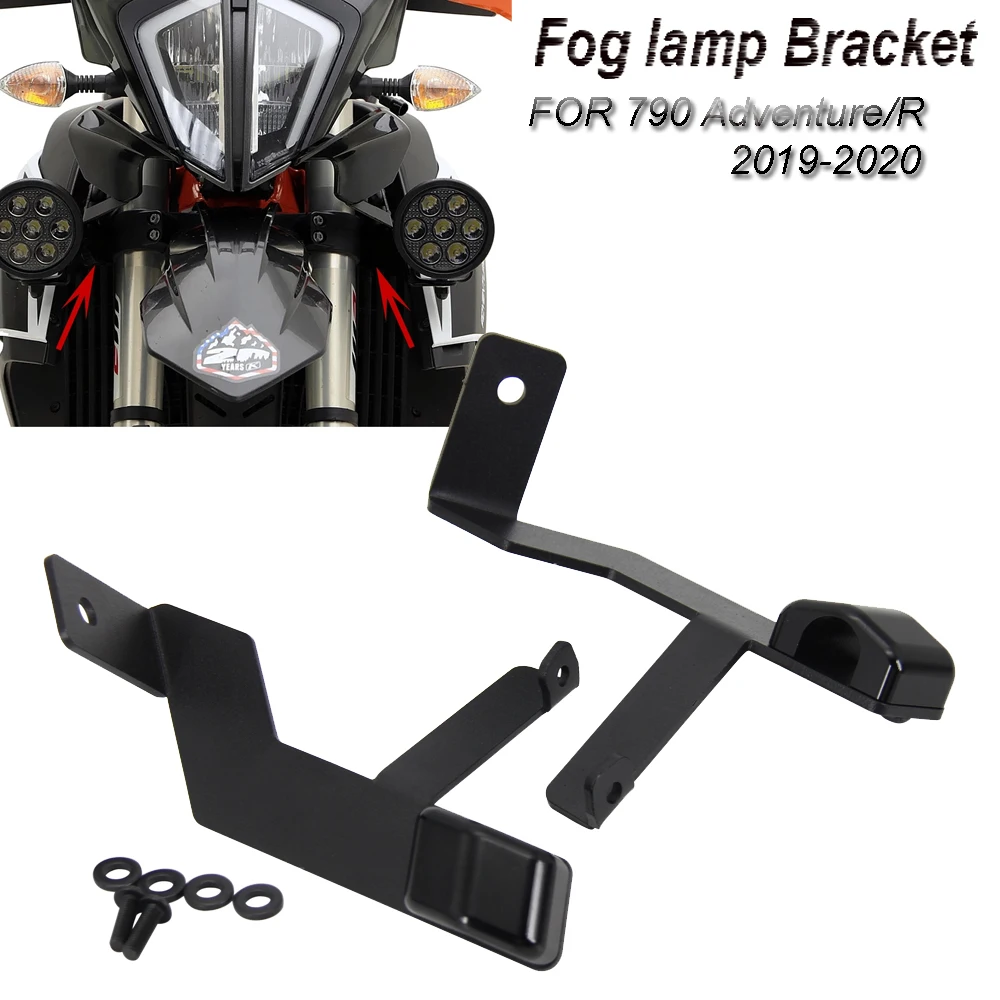 

2019-2020 NEW Motorcycle Fog lamp Spotlight Bracket Holder Spot Light Mount For 790 Adventure 790 Adventure R