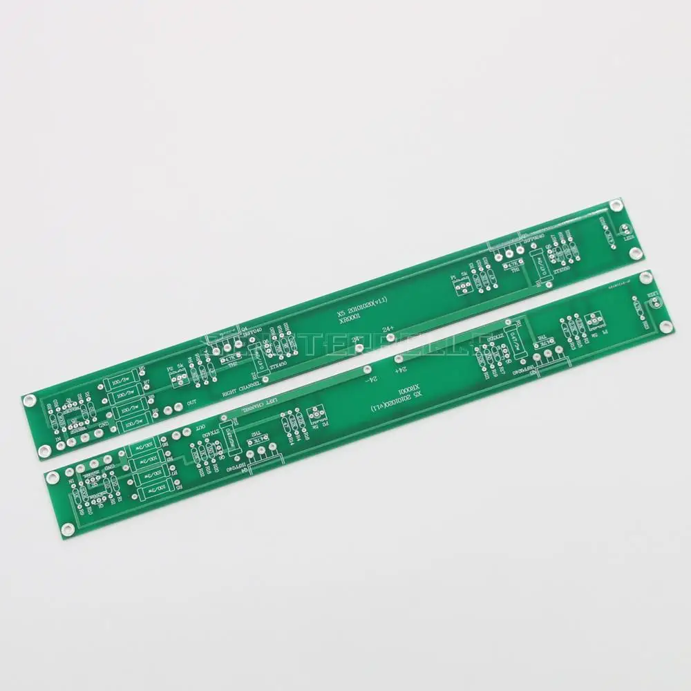 One Pair X5 Class A Stereo 25WX2 Audio Amplifier Board PCB Based on PASS F5 Power Amp Circuit