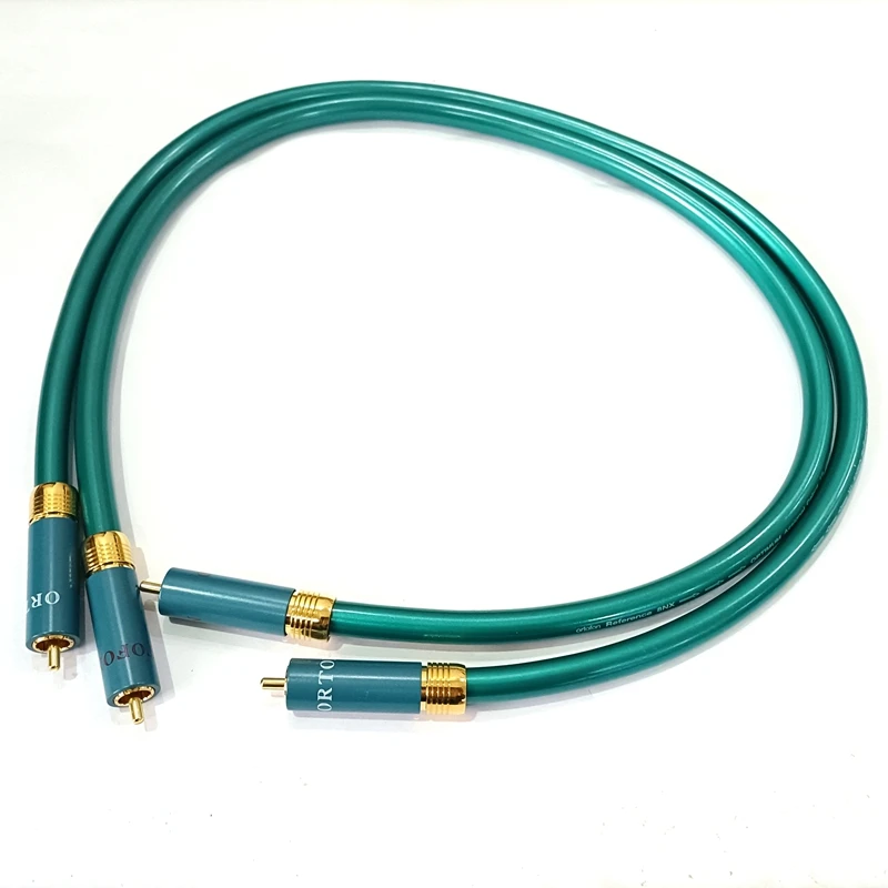Ortofon 8N OFC Cáp RCA HiFI 2RCA Để 2RCA CD Bộ Khuếch Đại Liên Thông Cáp Âm Thanh