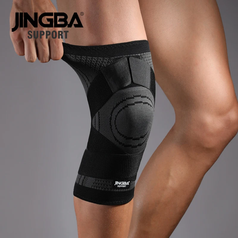 JINGBA SUPPORT Sport Basketball knee pads Protective gear knee protector Volleyball knee brace support rodillera ortopedica