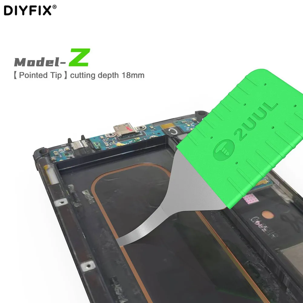 2UUL DA91 0.1 مللي متر XYZ LCD شاشة فتاحة أدوات ل شاشة الهاتف المحمول تفكيك Spudger افتتاح نقب بطاقة إزالة أداة إصلاح