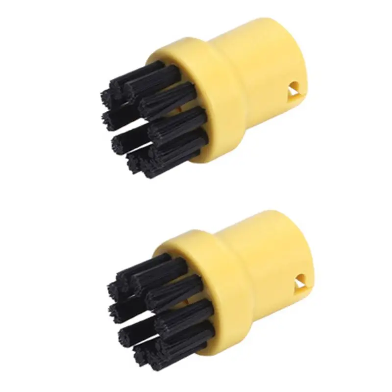 Spazzola di pulizia a vapore 2 pz/set spazzole rotonde piccole per Karcher SC1 SC2 SC3 SC4 SC5 SC7 CTK10 polvere di ricambio rimuovi