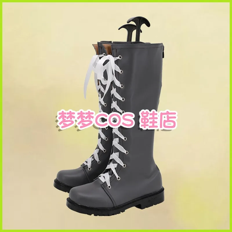 Sneeuw Wit Cosplay Schoenen Laarzen Halloween Cosplay Prop Custom Made