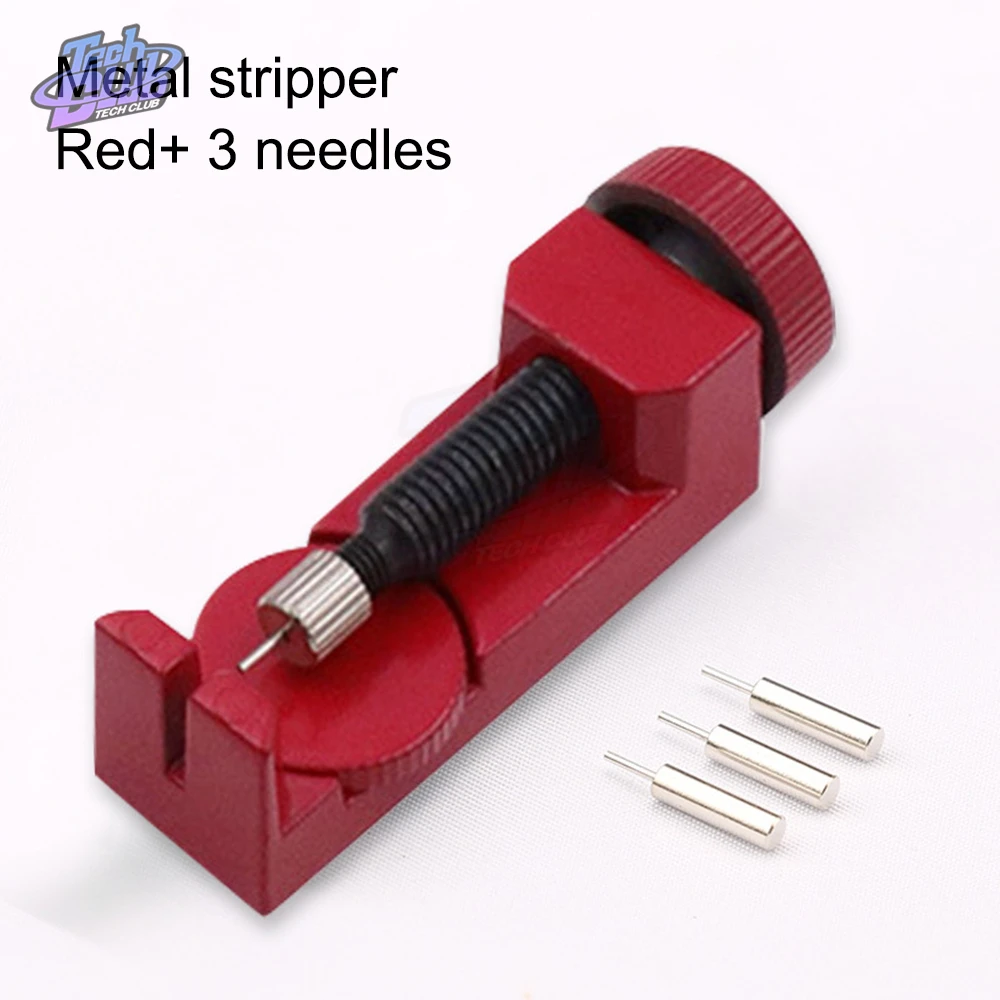 Watch Band Strap Link Pin Remover for Watchmakers with Pack of 3 Extra Pin Replacement Remover Spring Bar Set Repair Tool Kit