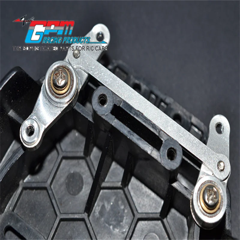 GPM ALLOY STEERING ASSEMBLY - 1SET FOR TAMIYA DF01/TA01/TA02/M1025 HUMMER RC Upgrade