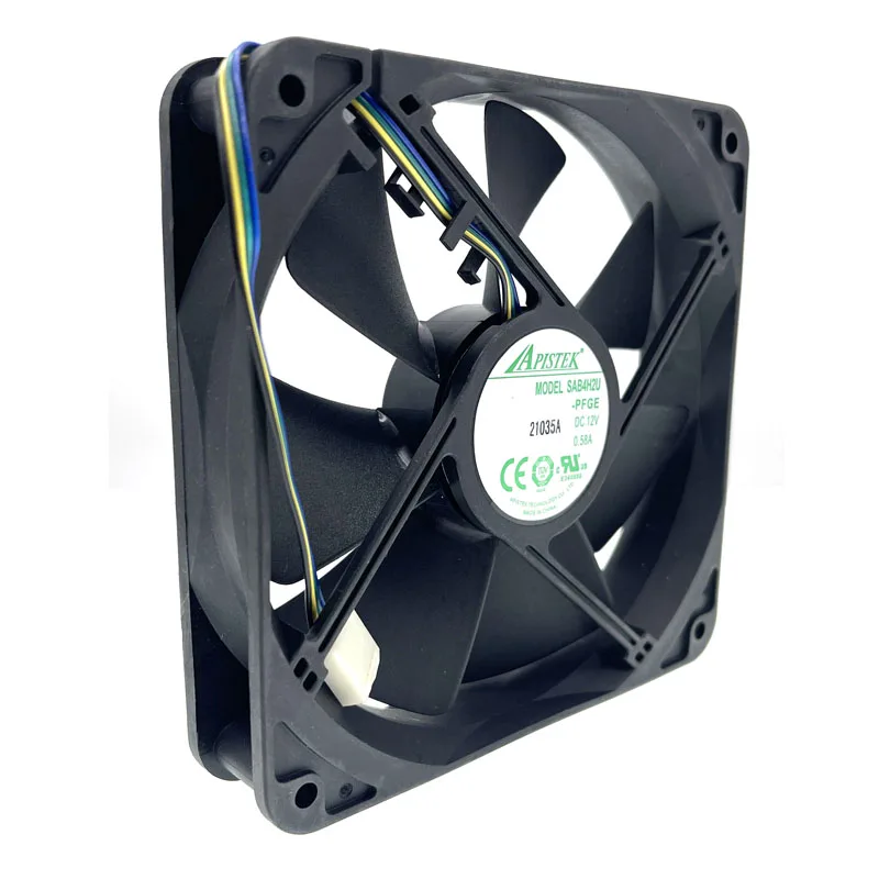 120mm 12cm PWM Cpu Cooling Fans,for APISTEK SAB4H2U -PFGE 120X120X25mm 12V 2600RPM Large Air Flow Water Block Water-Cooling Fans