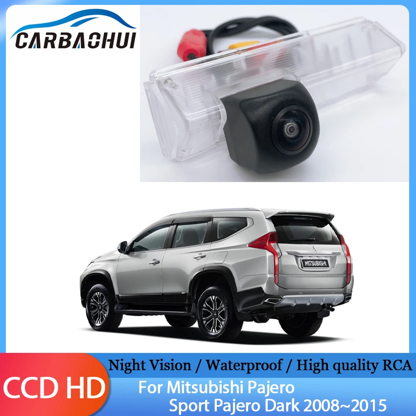 

Backup Rear View camera CCD HD Night Vision Waterproof parking Camera For Mitsubishi Pajero Sport Pajero Dark 2008~2015