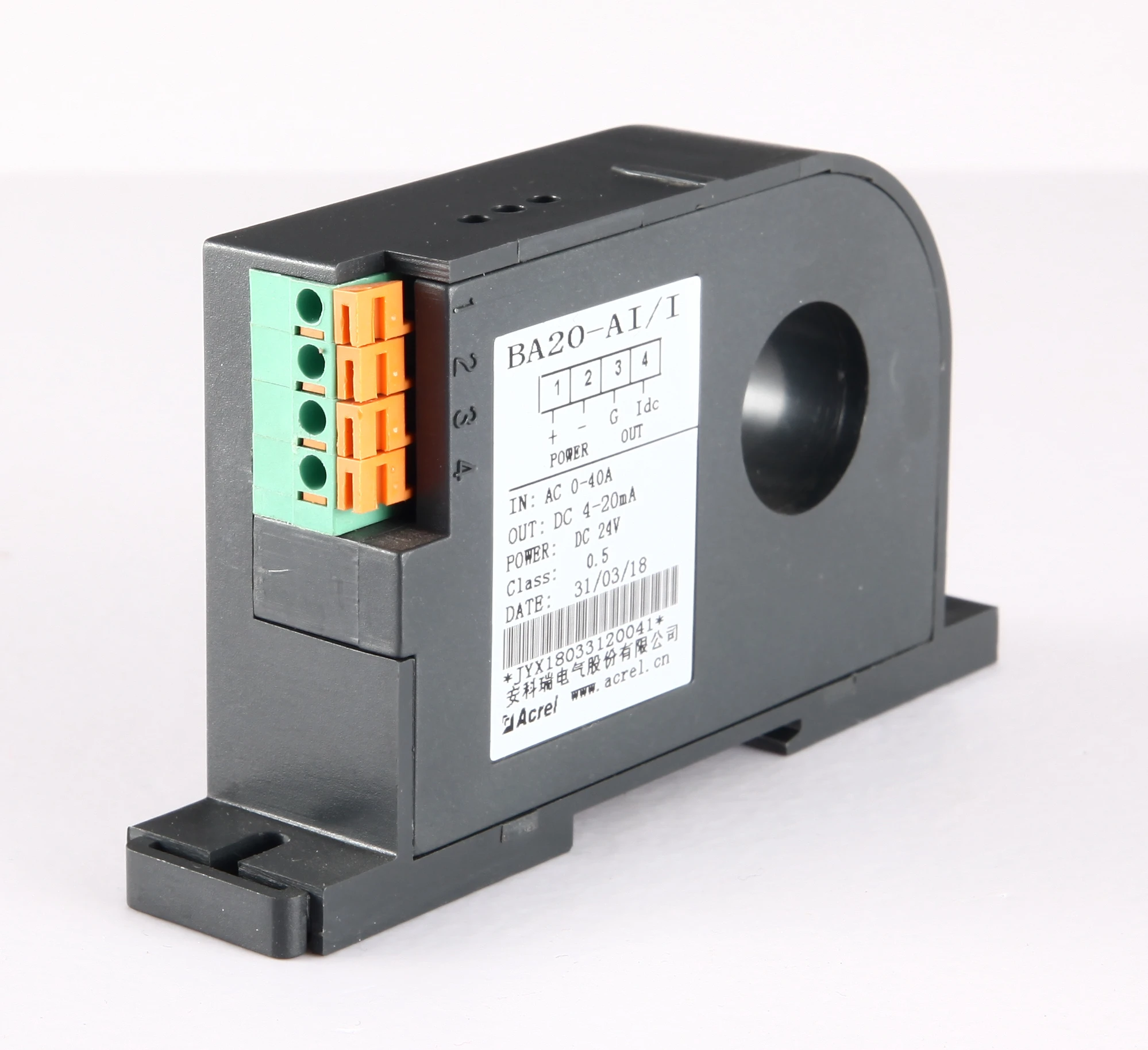 BA series BA20-AI/V current  transmitter  mainly detects the leakage current of the electrical system