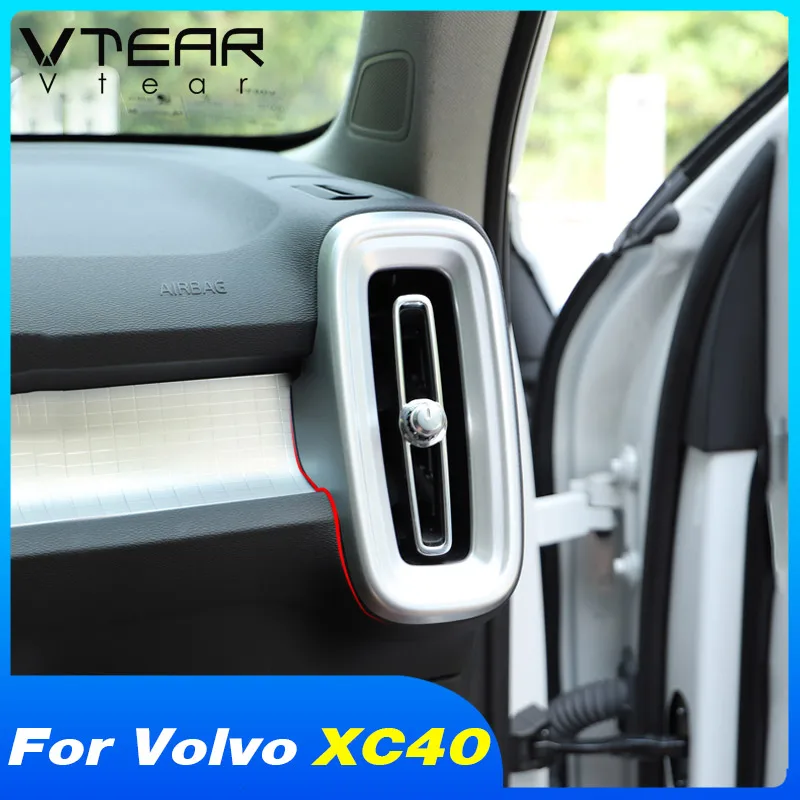 

Vtear Car Air Outlet Cover Dashboard Air Outlet Frame Center Pillar Speaker Frame Interior Decoration Accessories For Volvo XC40