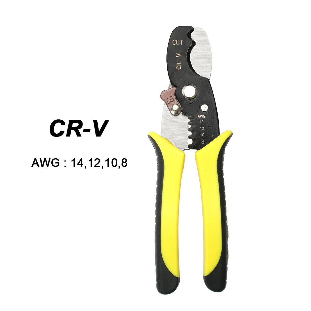 Pince à Sertir HSC8 6-6B HSC8 6-Snapauto-ajustable, Bornes de 0.25 à 6 mm2, Outils de Sertissage Multi-marque Supérieure HSC8 6-6 23-10AWG