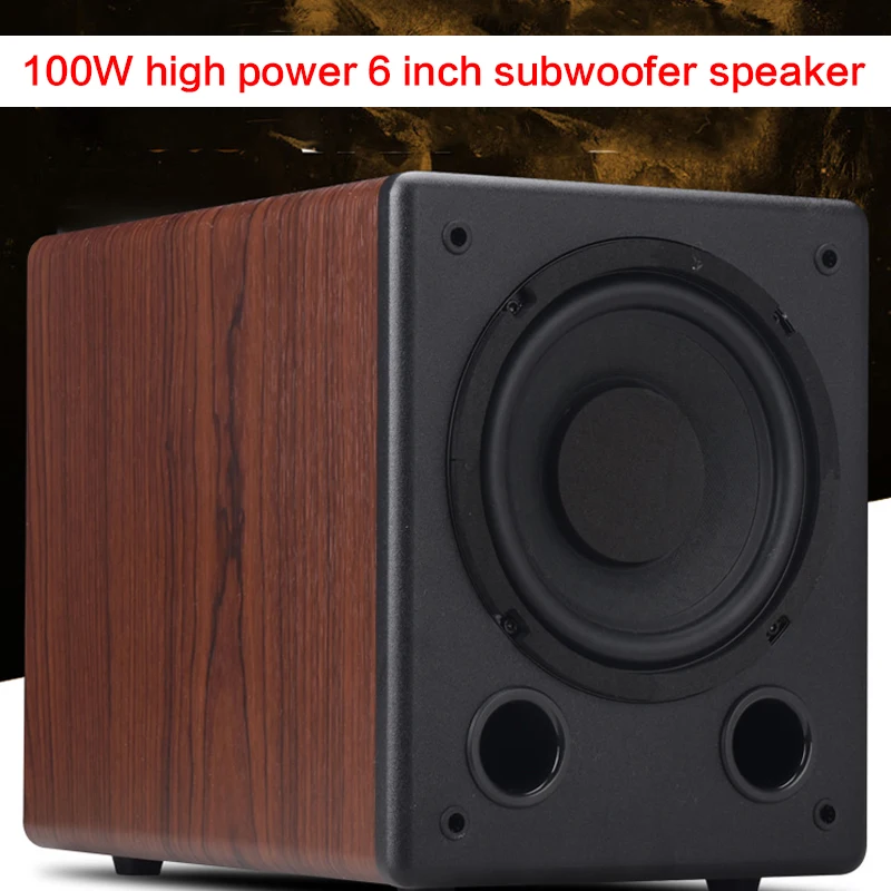 100W High-power HIFI Subwoofer Home Theater Long-stroke Diving Deep Fever 6.5 Inch 2.1 /5.1 Channel  Passive Speakers 40hz-300hz