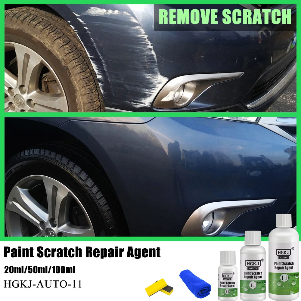 HGKJ 11 Paint Care Restorer Slight Scratch Solution Remover Repair Agent Polishing Paste Restoration Wax for Auto Car Products