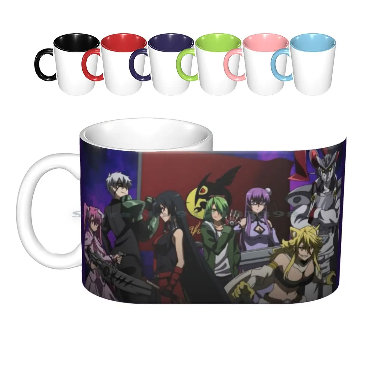 Anime Akame Ga Kill Ceramic Mugs Coffee Cups Milk Tea Mug Anime Akame Ga Kill Creative Trending Vintage Gift Bottle Cup