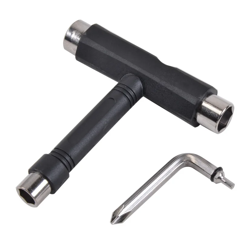 Professional Skateboard Tools T Type Skate Scooter Skateboard Tools Kick Scooter Mini L Wrench Set Assemble Adjusting Tool Kit