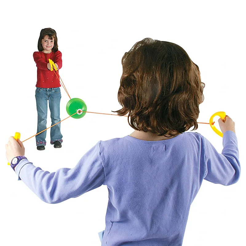 Shuttle Handball Double Pull Ball Fun Game Parent-child Interaction Sensory Training Montessori Educational Games for Children