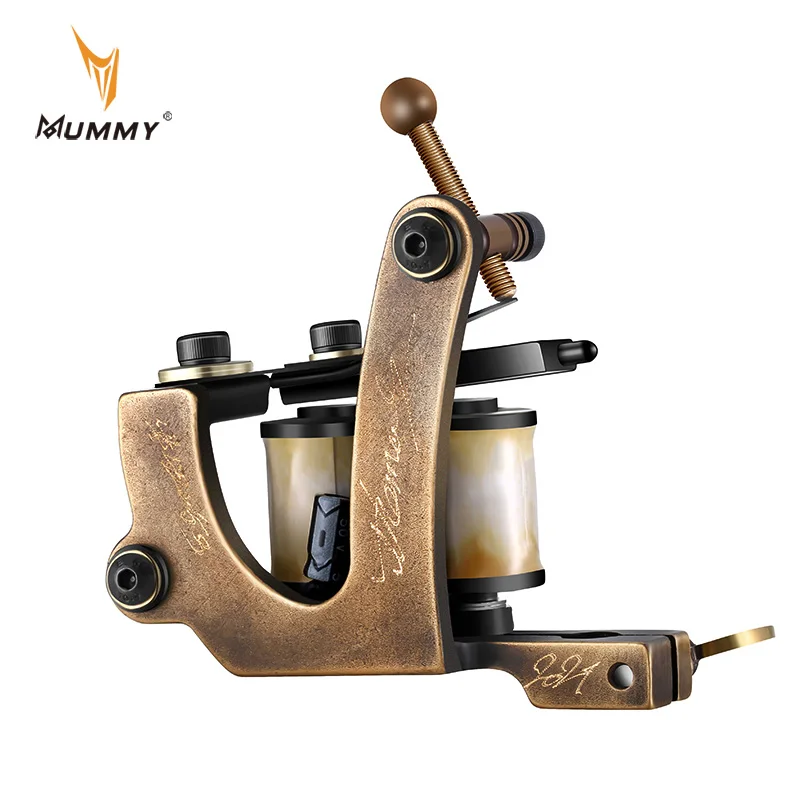 

Mummy Coils Tattoo Machine Traditional Handmade Tattoo Gun For Liner Shader