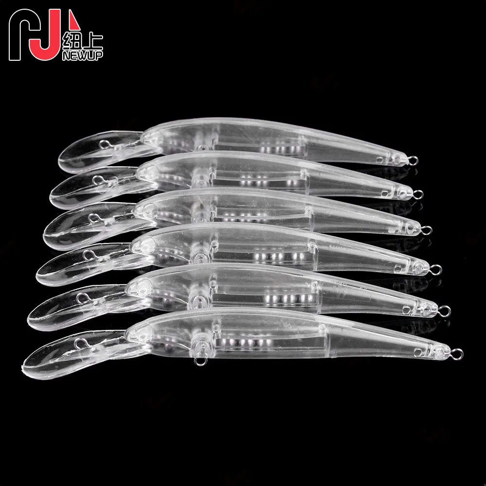 10pcs blank nude baits 11cm 8.2g crankbait Minnow bait Unpainted Lure Bodies Fishing bait