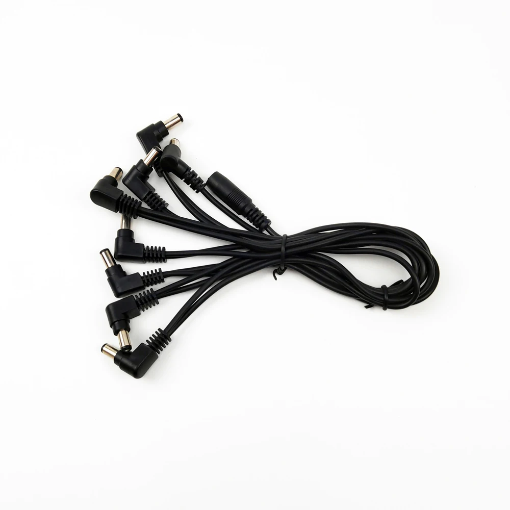 Daisy Chain 1 to 3 5 6 8 Ways Splitter Guitar Effects Pedal Accessories Power Supply Cable for 9V DC Adapter Plug