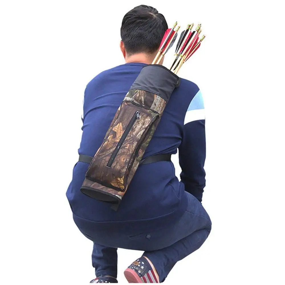 Hot 54cm Archery Circle Fleece Arrow Pot Bag Shoulder Can Hang Large Capacity Arrow Bag Bow Quiver Arrow Pot Arrow Bag