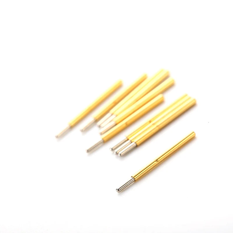 100PCS P75-J1 Spring Test Probe Pogo Pin Test Pin Dia 1.02mm Tip Dia 0.66mm Length 16.3mm P75-J Test Tool PCB Test Round Tip