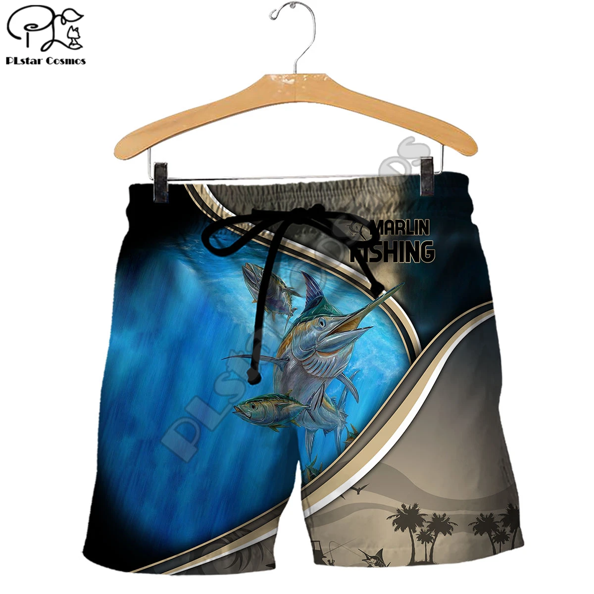 PLstar Cosmos Marlin Fishing 3D Printed Fashion Women For Men Summer Funny Casual Colorful Fish Shorts Beach Short Pants Style-2