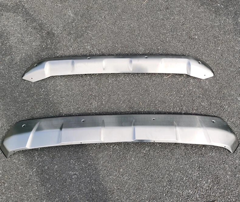 For TOYOTA RAV4 2019 2020 2021+ Front & Rear Bumper Guard Plate Protector Anti-impact Stainless Steel Auto Accessories