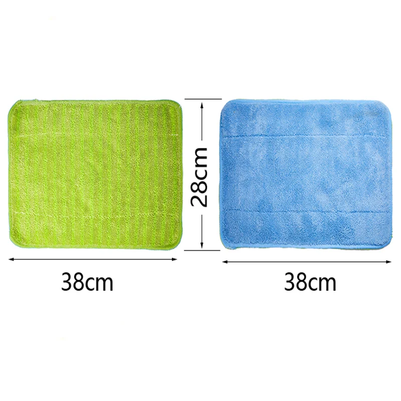 Microfiber flat mop, 28x38cm, coral velvet cleaning cloth to replace towel, household cleaning accessories