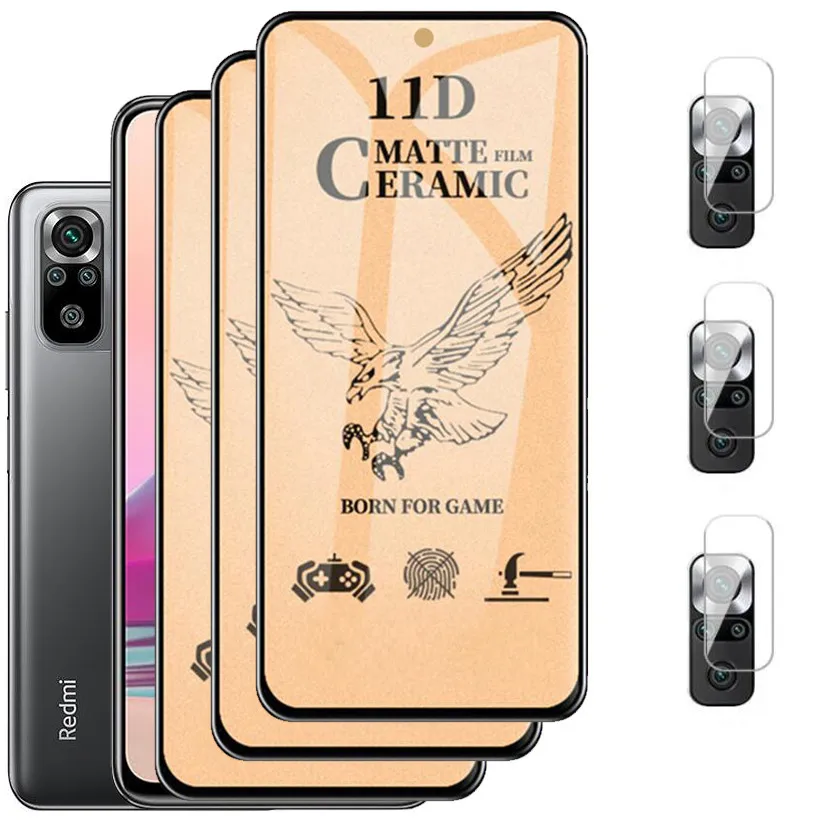

Matte Frosted Glass Note 10 S Screen Protector Note10S Soft Protective Film For Xiaomi 10S Redmi Note 10 Pro 5g Ceramic Glass