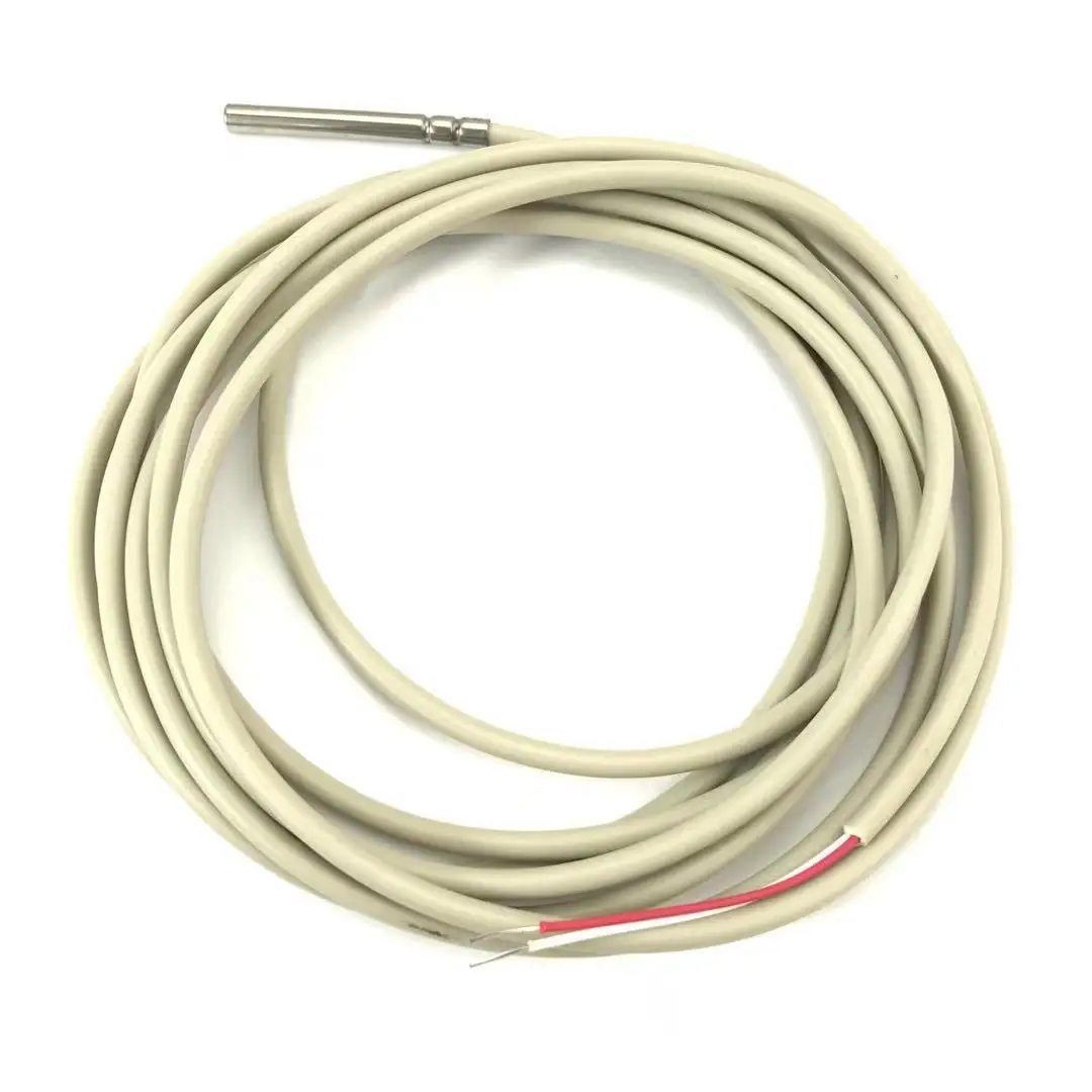 NTC10K 1.5 Meters Temperature Sensor Thermistor Thermal Resistor B=3950 with 2 wires PVC coated stainless steel 304 probe