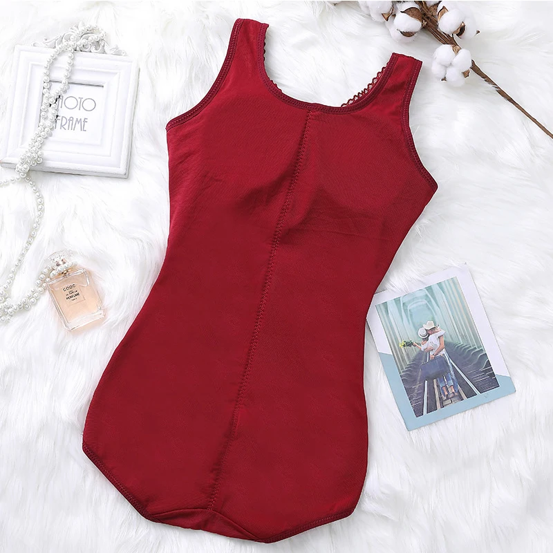 Women\'s Slimming Underwear Bodysuit Bra Body Shaper Waist Trainer Shaper Shapewear Slimming Bodysuits Hook Corset with velvet