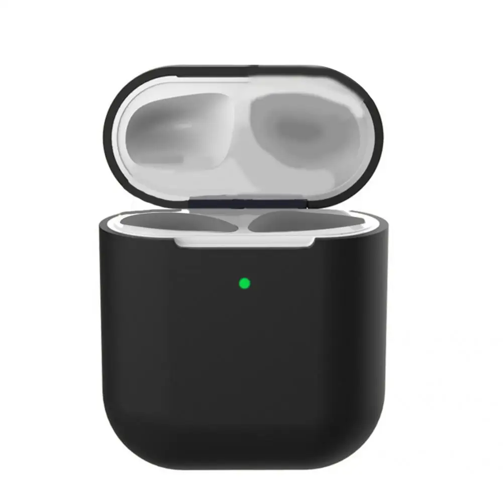 실용적인 내마모성 실리콘 무선 이어폰 케이스 커버, 이어폰 보관 가방, 2 인용