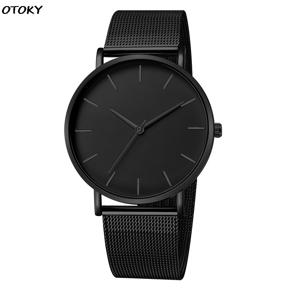 Watches For Men Quartz Wrist Watch Man Business Simple Wristwatch Stainless Steel Casual Bracele Watch Simple Top Brand Clock