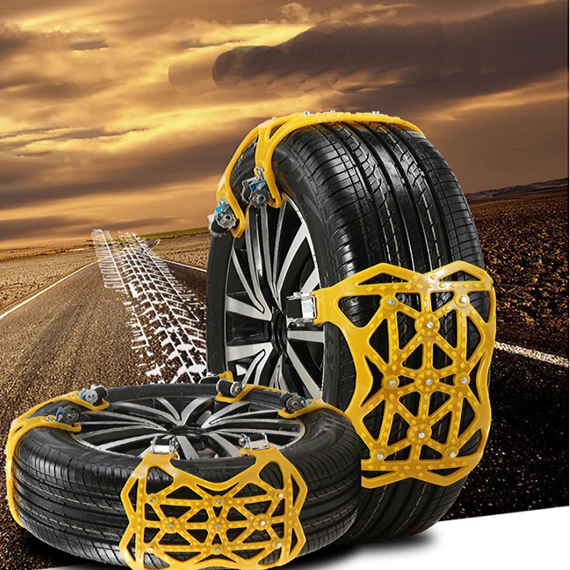 Car snow chains thickened long snow chains winter trucks car snow tires snow chains auto parts universal