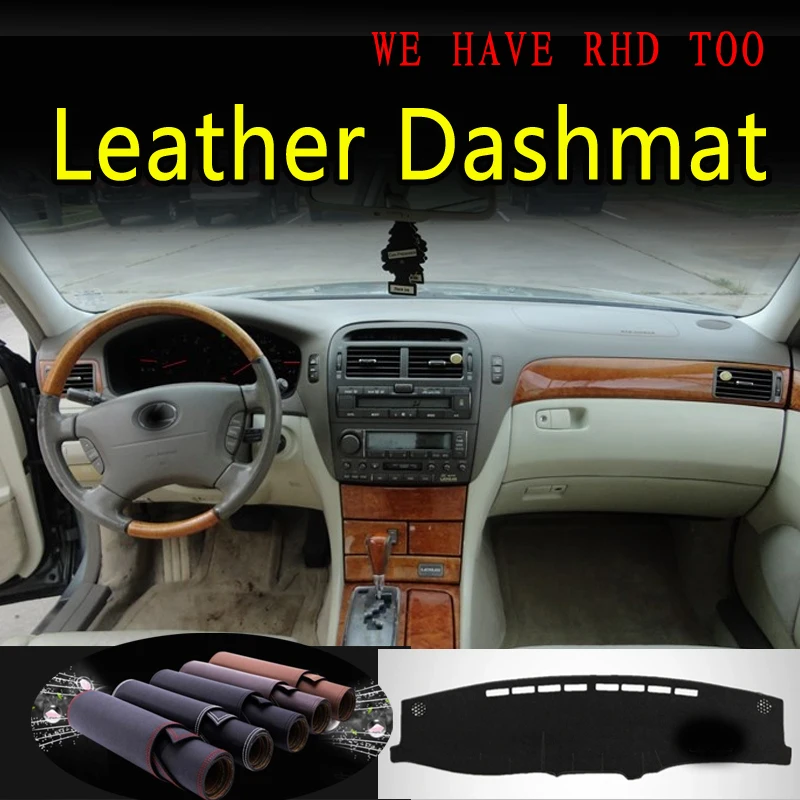 For Lexus LS Ls430 2002 2003 2004 2005 Leather Dashmat Dashboard Cover Dash Mat Sunshade Carpet Car Styling Auto Accessories