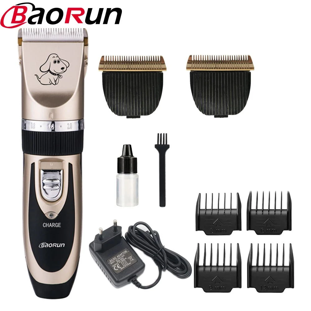 Imagem -02 - Baorun-recarregável Pet Grooming Shaver Máquina Profissional Aparador de Pêlos Dog Haircut Clipper p2 p3