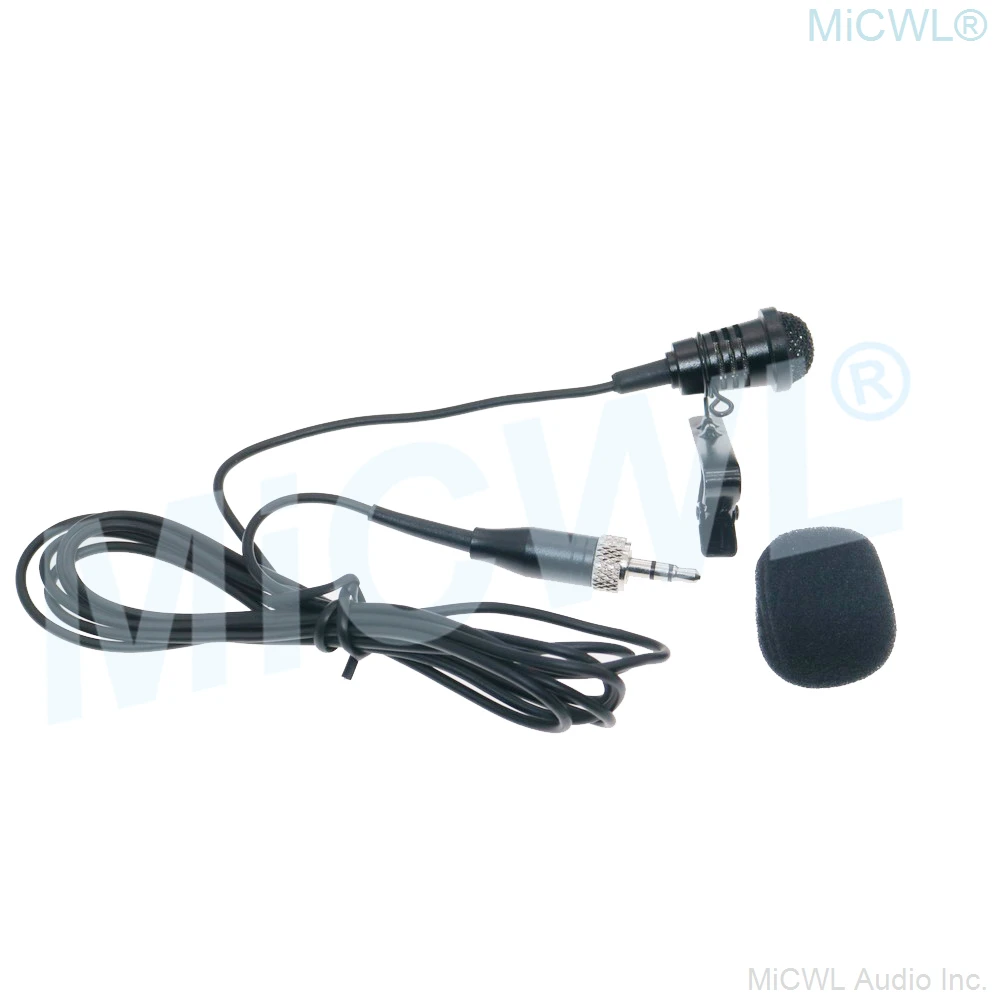 ME4 Tie Clips Lavalier Lapel Microphone for Sennheiser all Wireless BeltPack Microphone transmitter Cardioid